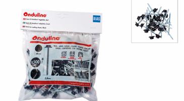 Spiker til Onduline® galvanisert 65 mm, svart